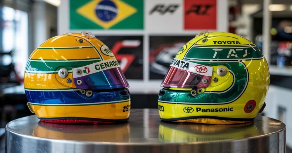 How does it compare to Senna’s helmet